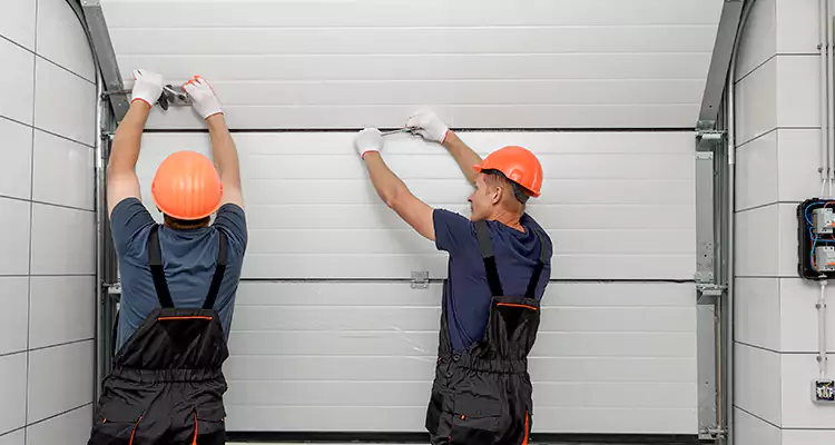 Garage Door Bottom Panel Repair in Safety Harbor, FL