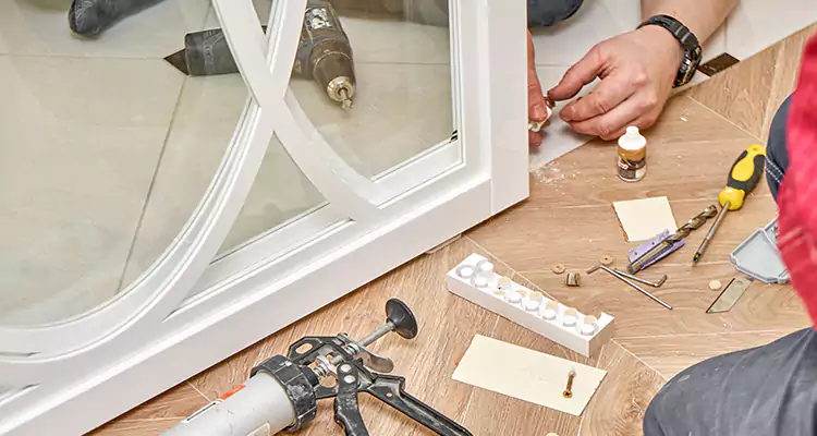 Interior Patio Door Casing Repair in Safety Harbor, FL